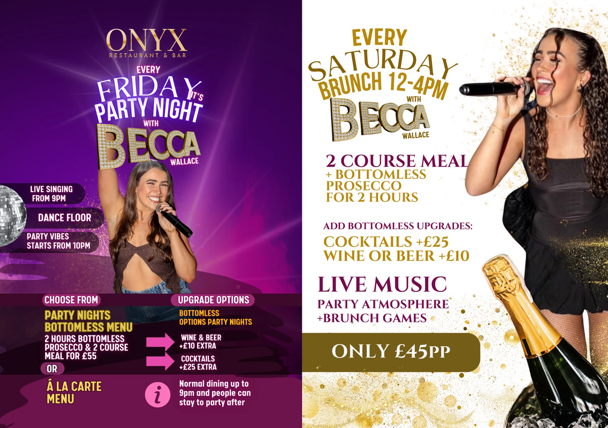 Gold weekend events creative