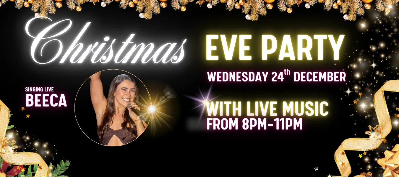 Reusable Christmas Eve party graphic